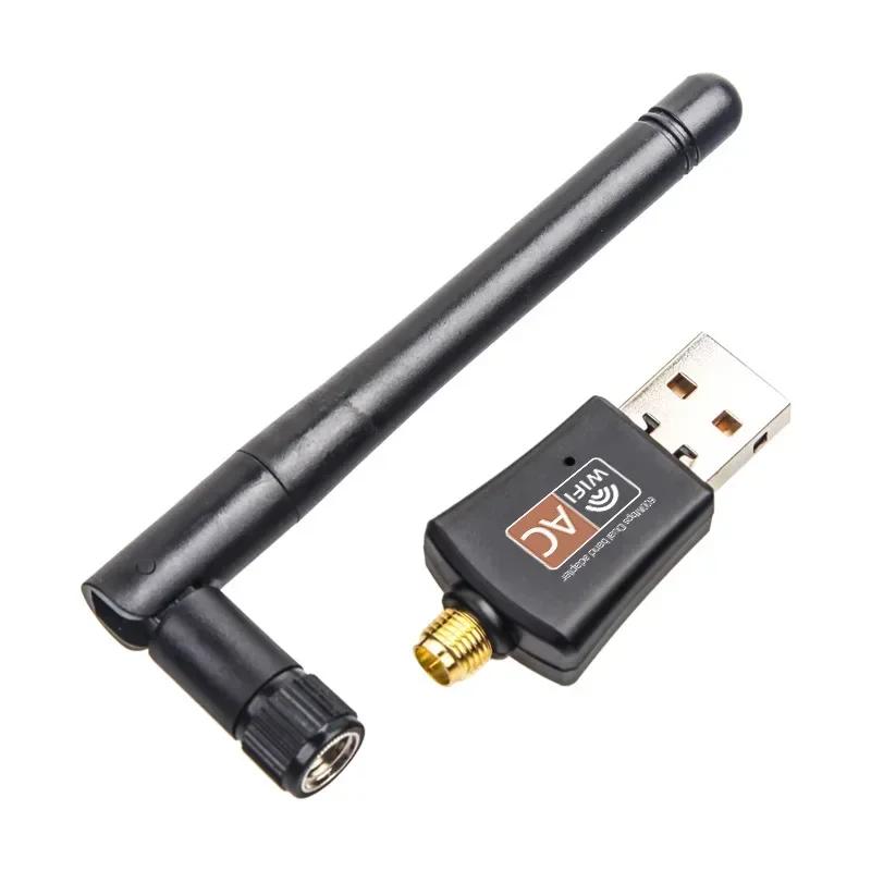   USB  600Mbps , AC600, 2.4GHz, 5GHz, ׳ , PC ̴ ǻ Ʈũ ī ù, 802.11b, n, g, ac
